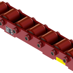 12.5 ton capacity rigid machinery skate polyurethane roller dolly tdm 7 p b